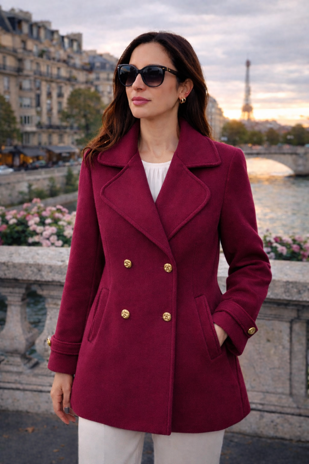 Casacos botões dourados