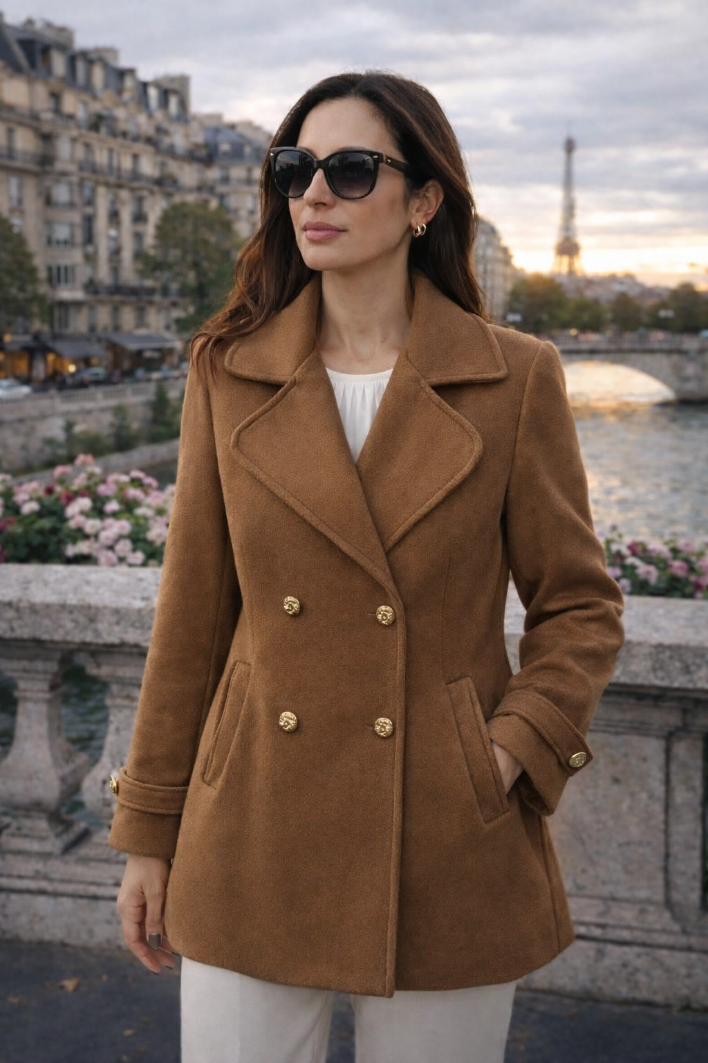 Casacos botões dourados