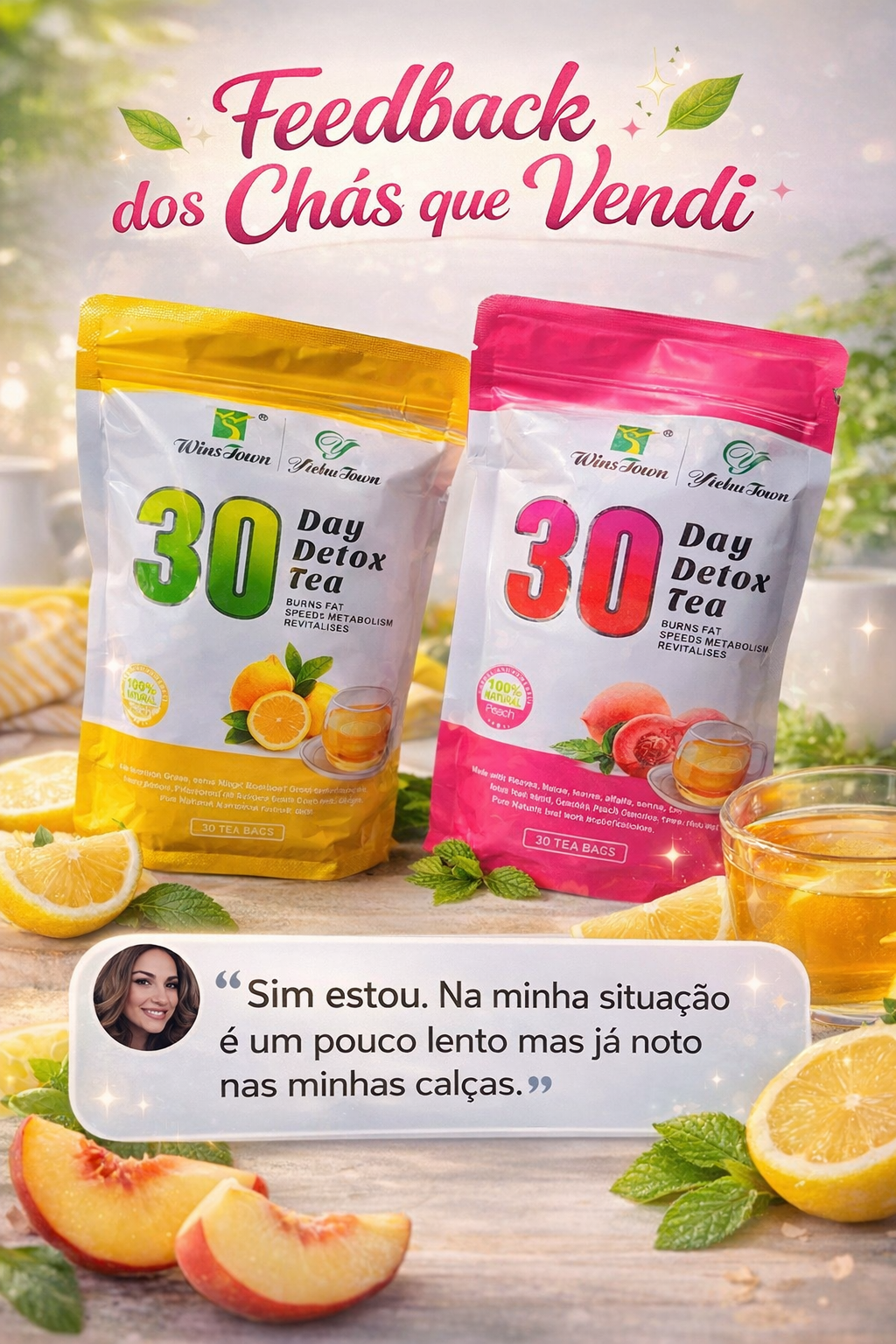 Chá detox emagrecimento