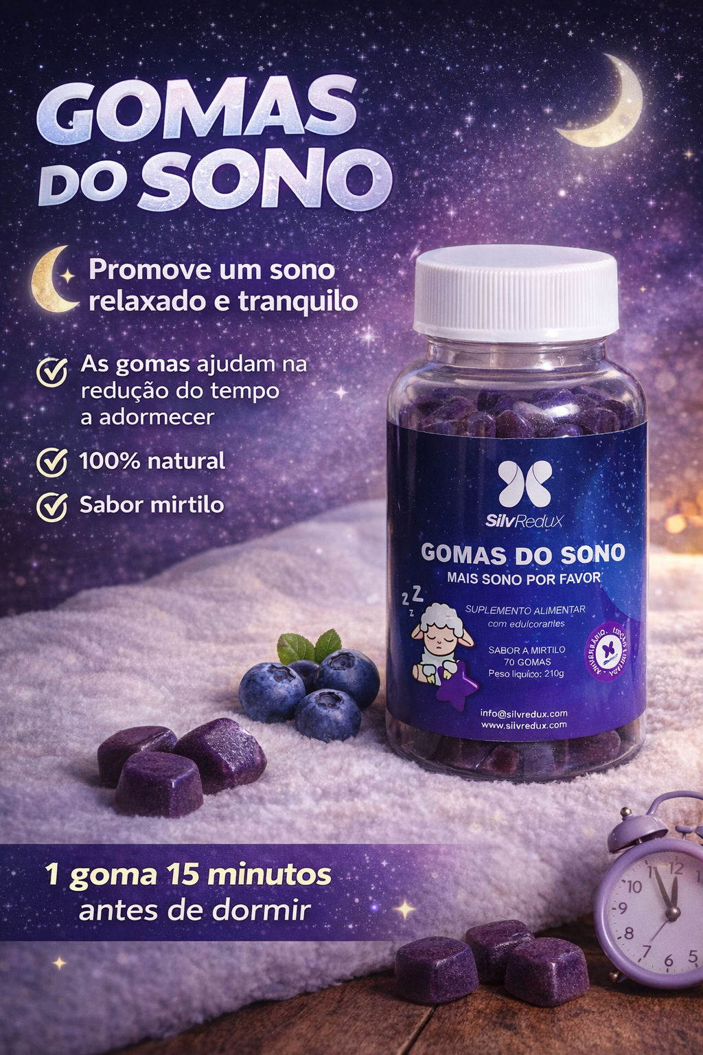 Gomas do sono silvredux