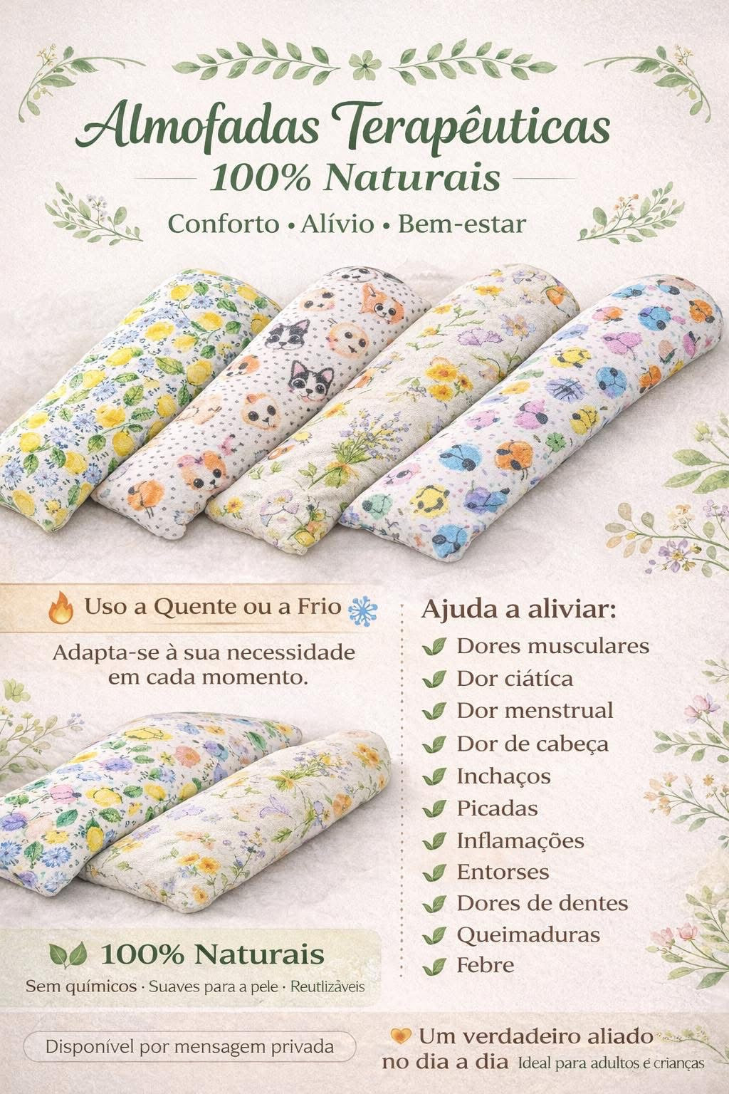 Almofadas terapêuticas