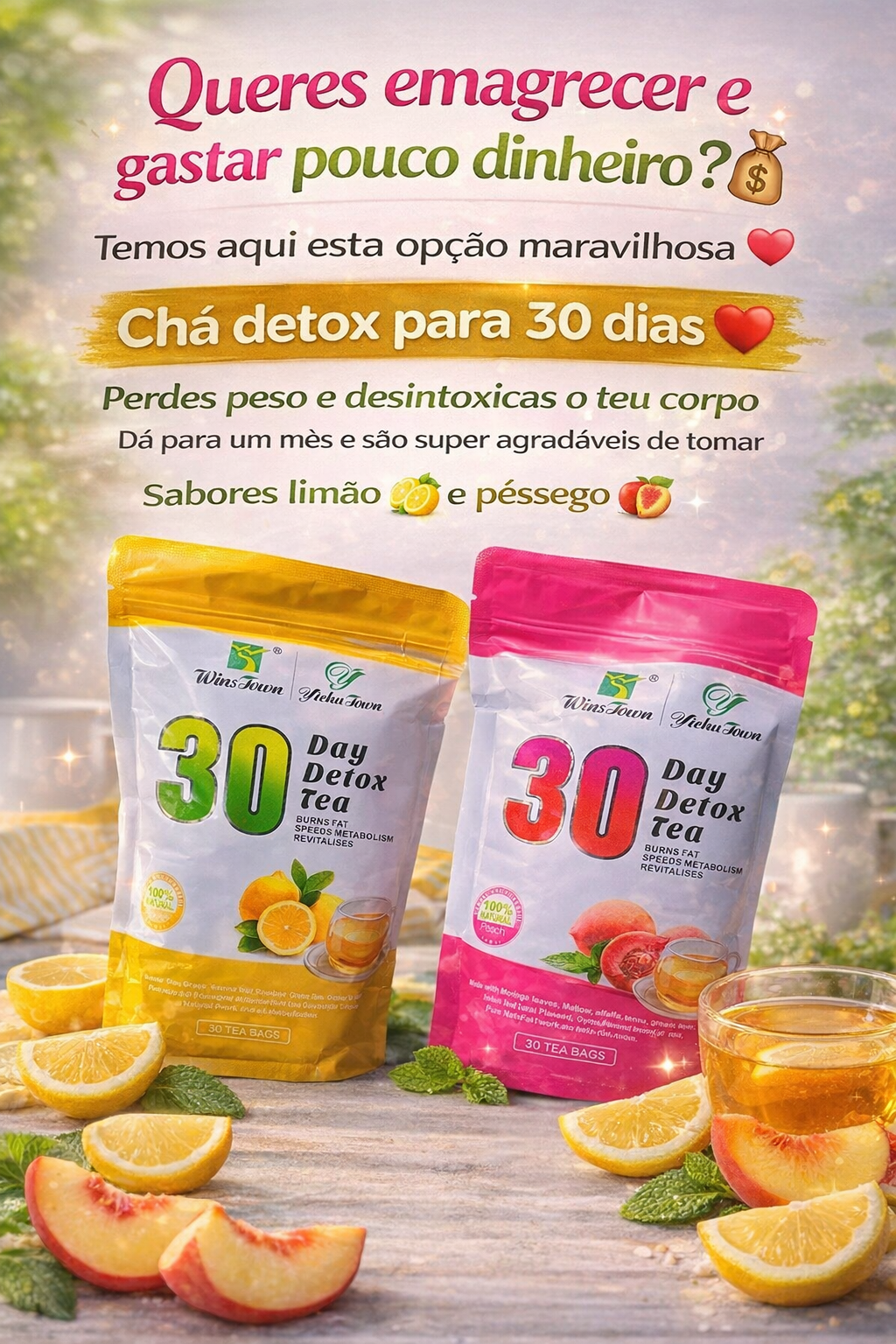 Chá detox emagrecimento