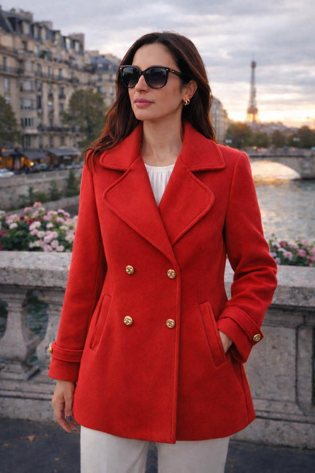 Casacos botões dourados